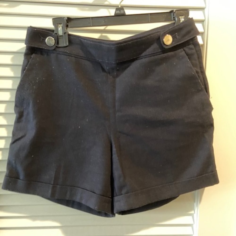 Shorts - officer style - navy blue + gold